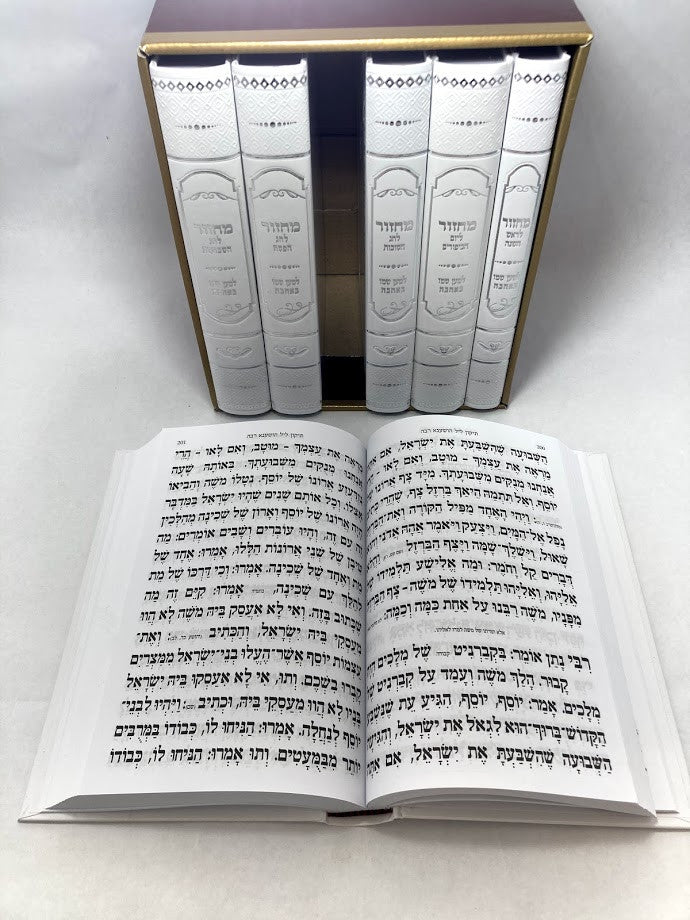 מחזור למען שמו באהבה Fancy  6 Volume Set 9"x6" (BK-MLSLGF)