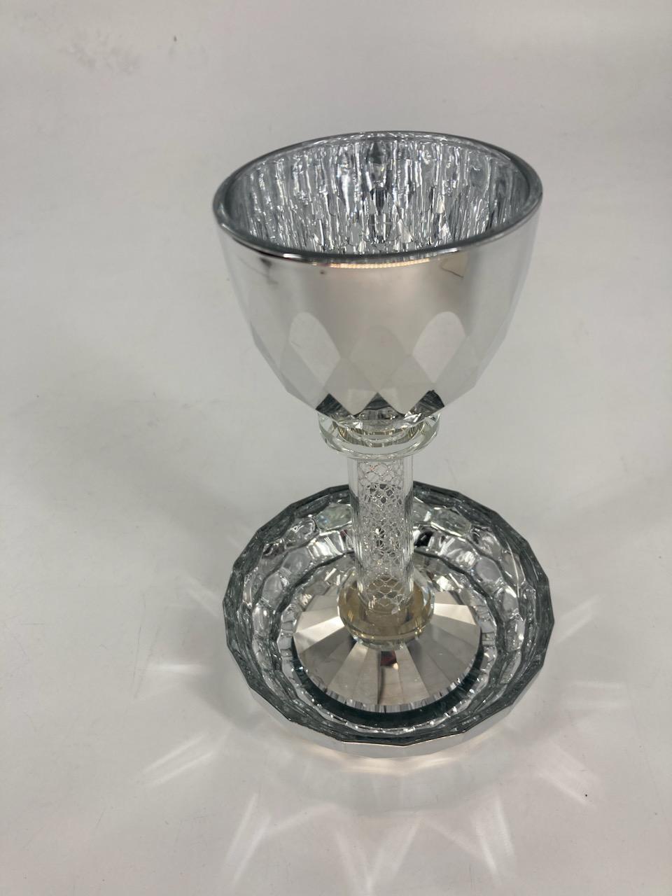 Crystal/Mirror Kiddush Cup & Tray-Elijah Cup (KC-12353N)