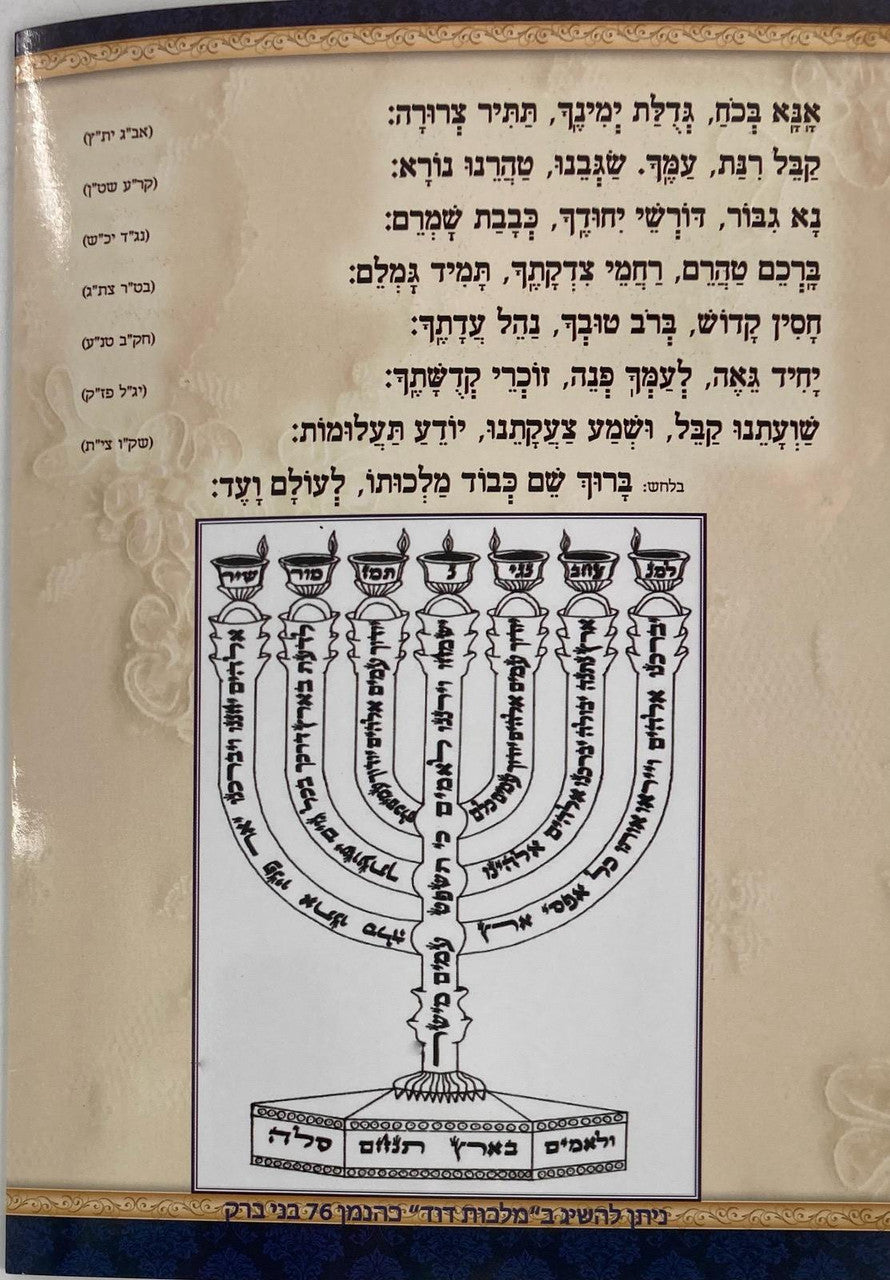 פיטום הקטורת תפילה לגאולת ישראל Bifold 6.5" X 9"(BK-PIHBF)