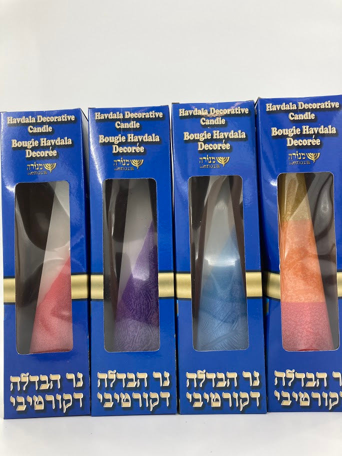 Pyramid Shape Havdallah Candle (HV-HV10)