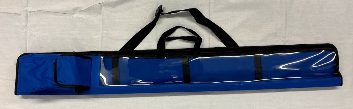 Blue Vinyl Lulav Holder with Shoulder Strap and Etrog Pouch 47" Long (L-LET4)
