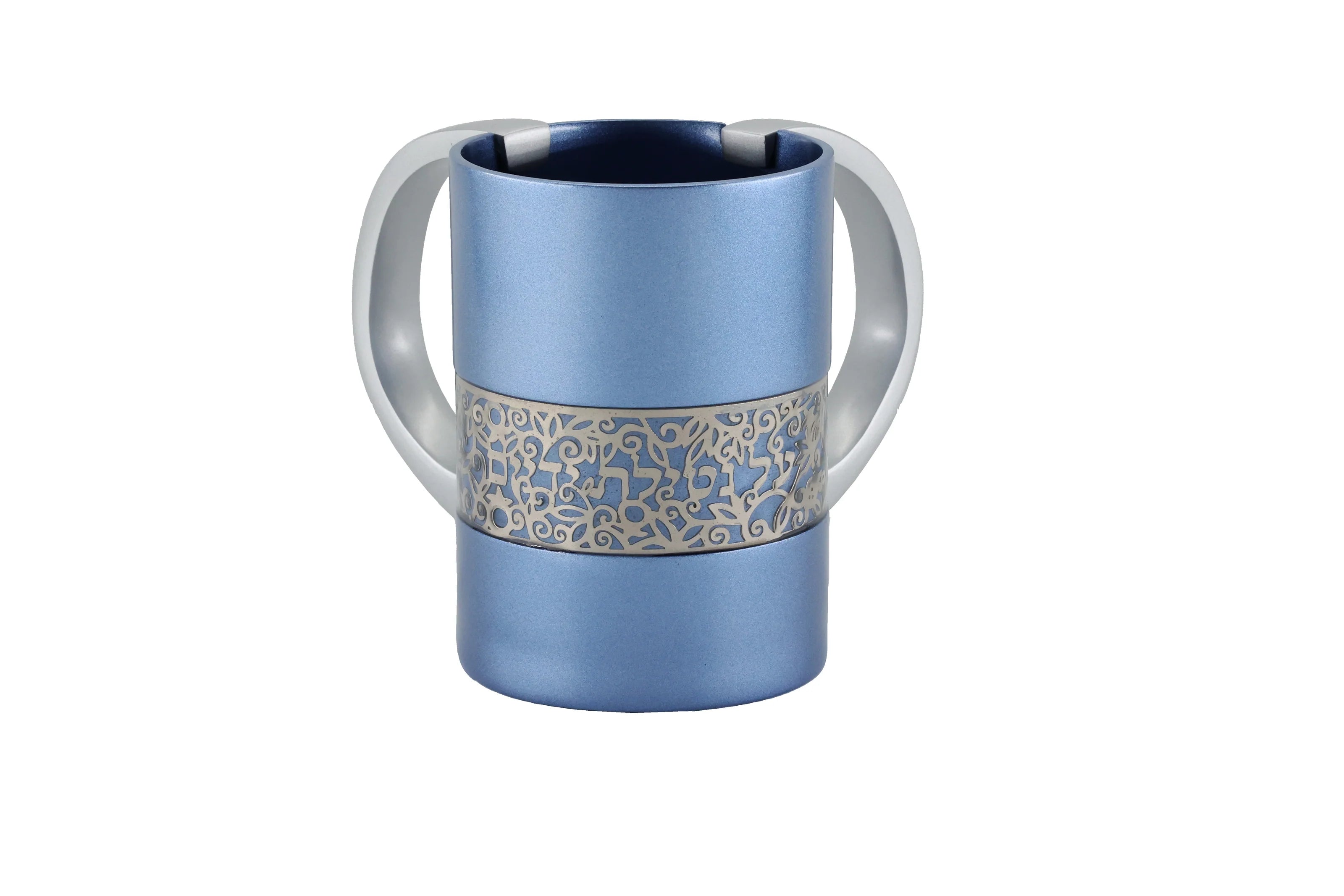Emanuel Anodized 2-Tone Washing Cup with Lace Cutout (EM-NYZ)