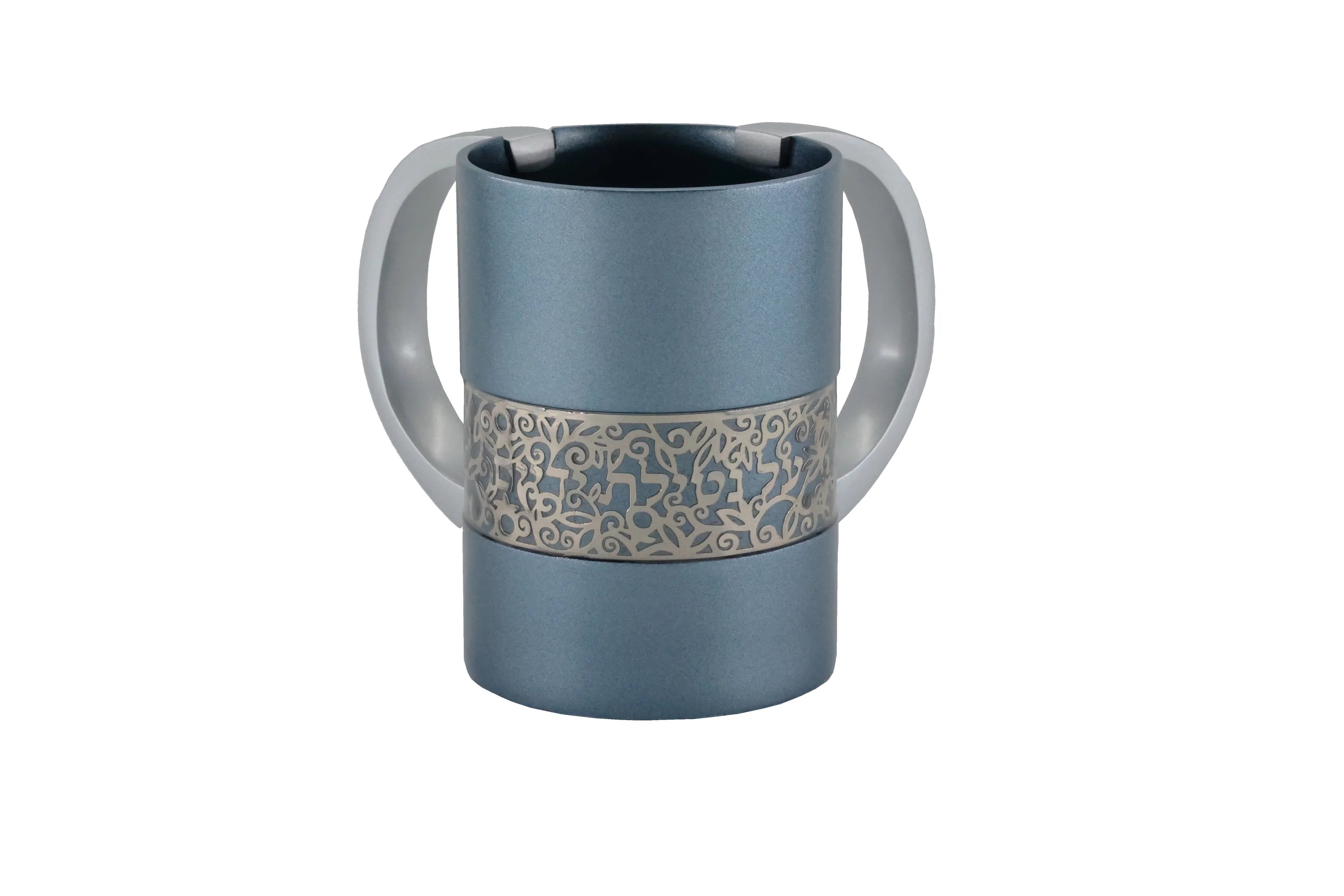 Emanuel Anodized 2-Tone Washing Cup with Lace Cutout (EM-NYZ)