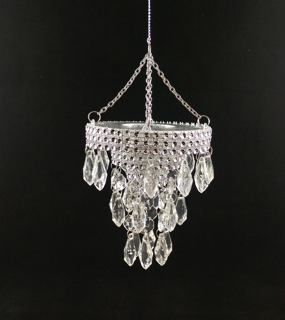 4" Beaded Chandelier