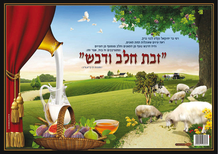 Laminated Poster 20" x 28"-- Chalav U'dvash (P804)
