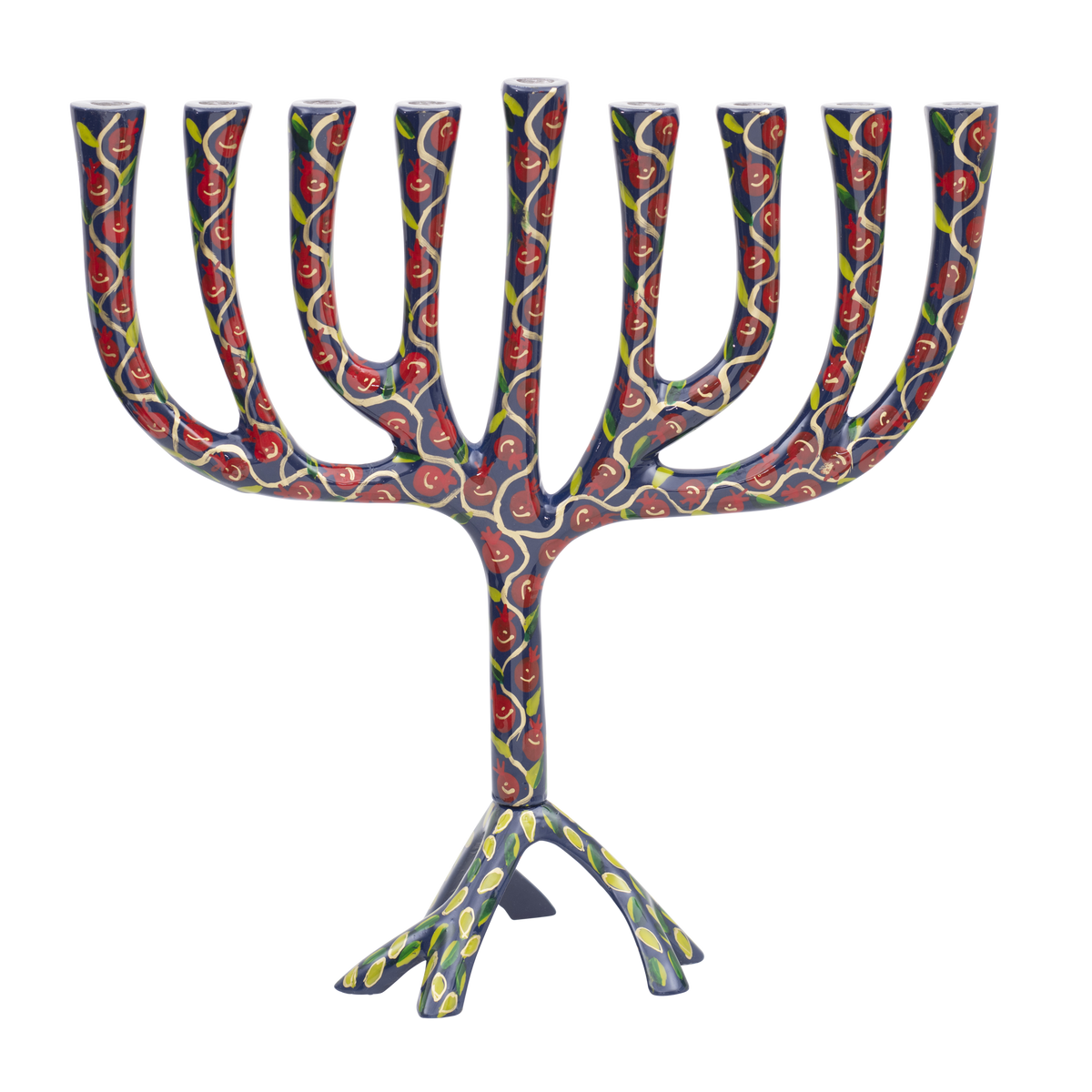 Extra Large Painted Menorah 12.8" (EM-PHH)