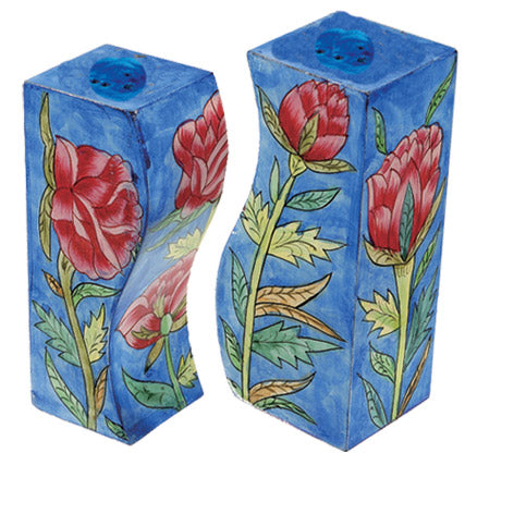Big Red Flowers Salt and Pepper Shaker