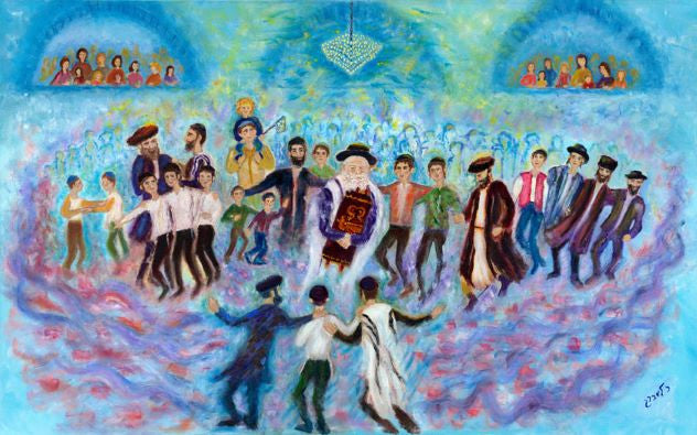 Large Vinyl Poster 30" x 48"-- Simchas Torah (PKL20)