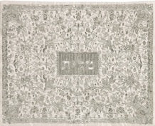 Tallit Bag Full Embroidered SILVER (EM-TBF-4)