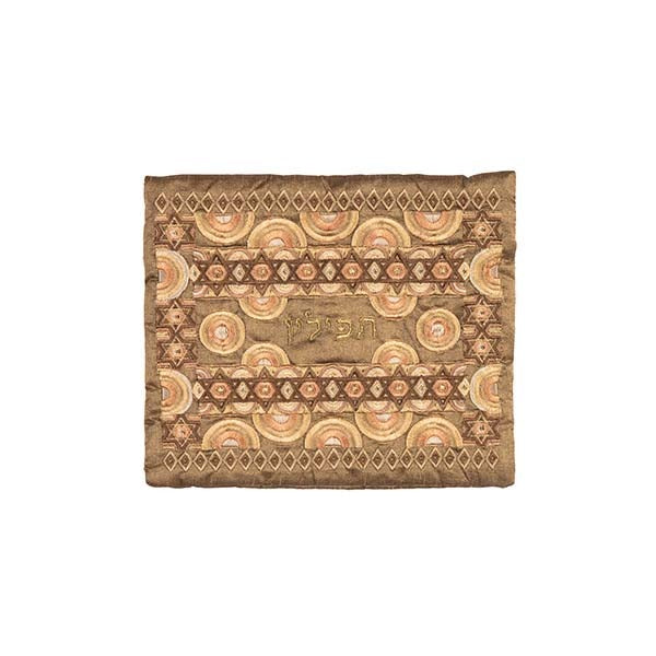 Emanuel Full Embroidered Tefilin Bag Star of David (EM-TFH1)