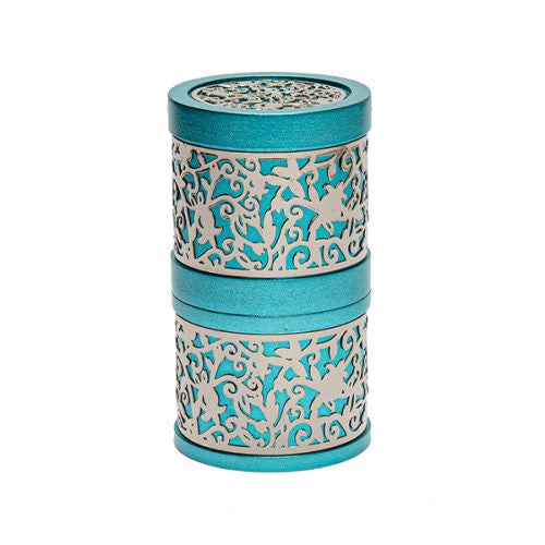 Emanuel Travel Havdallah w/ Cutout- Turquoise (EM-TLB2)