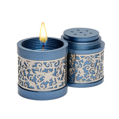 Emanuel Travel Havdallah w/ Cutout- Blue (EM-TLB3)