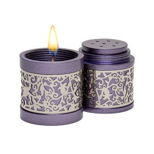 Emanuel Travel Havdallah w/ Cutout- Purple (EM-TLB4)