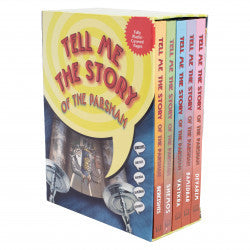 Tell Me The Story Of The Parasha 5V. Set-Plastic Coated Pages ( BKC-TMTSTPL )