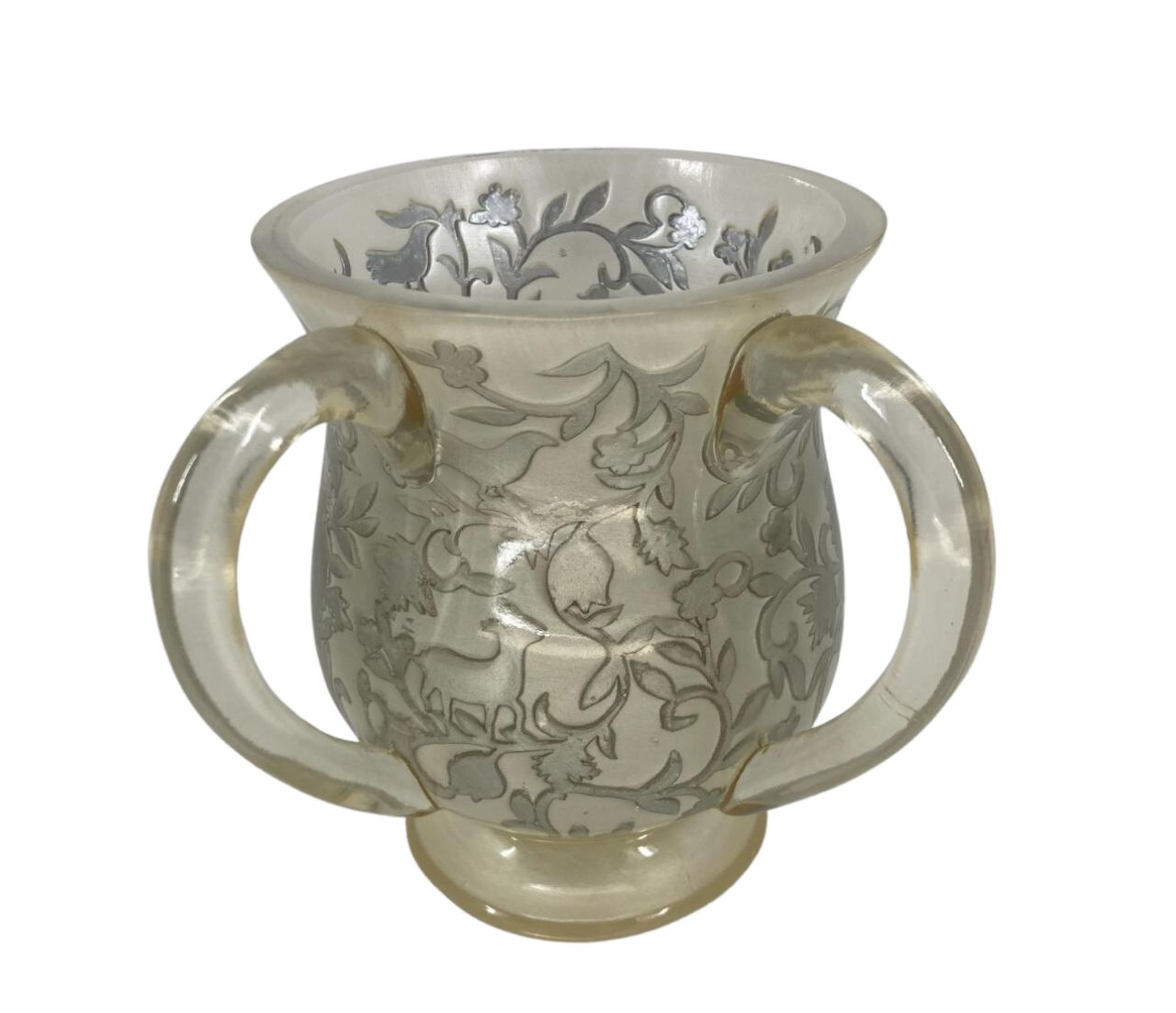 Wash Cup Deer Pomegranate Design (WC-1981)