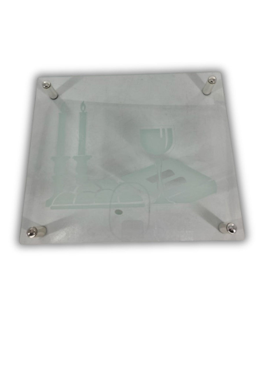 Glass Challah Tray 12"x14" (CP-810)