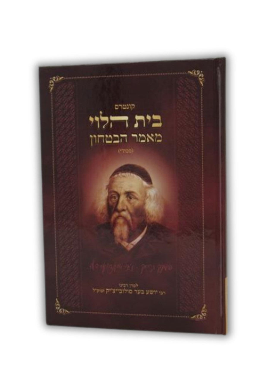 ספר בית הלוי מאמר הבטחון (BK-BHMB)