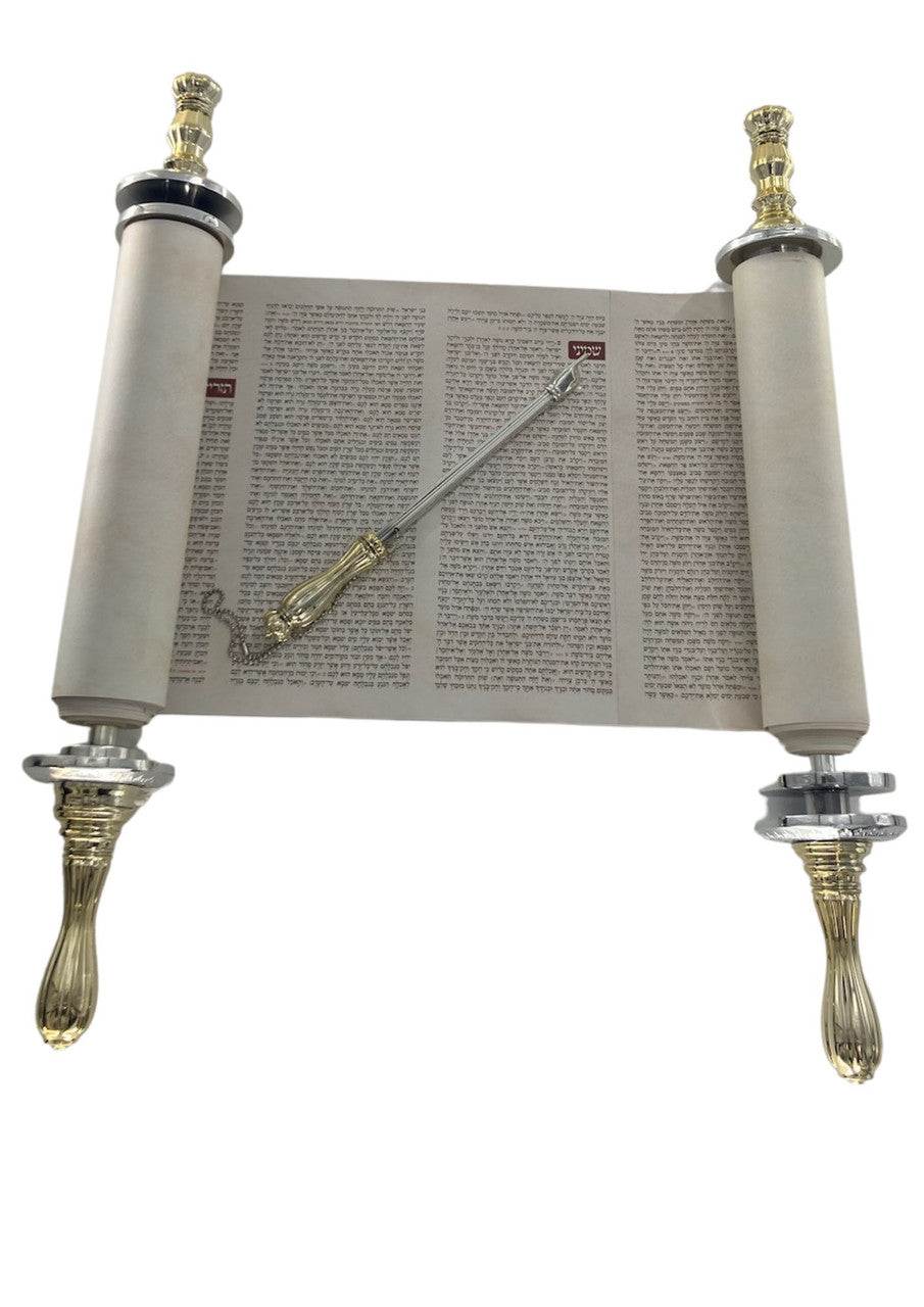 Vaksberger Childrens Sefer Torah-18" White/Blue (ST-2271)