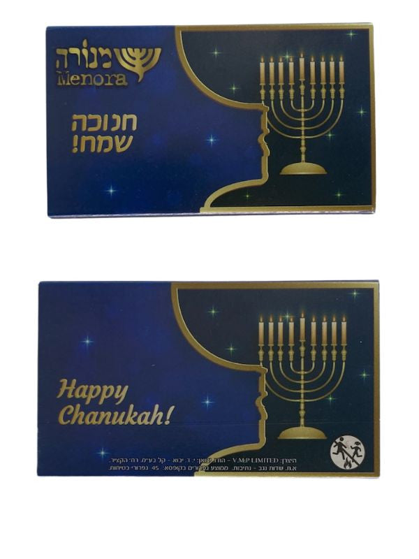 Menora Chanukah Matches-Long (CH-MATCHL)