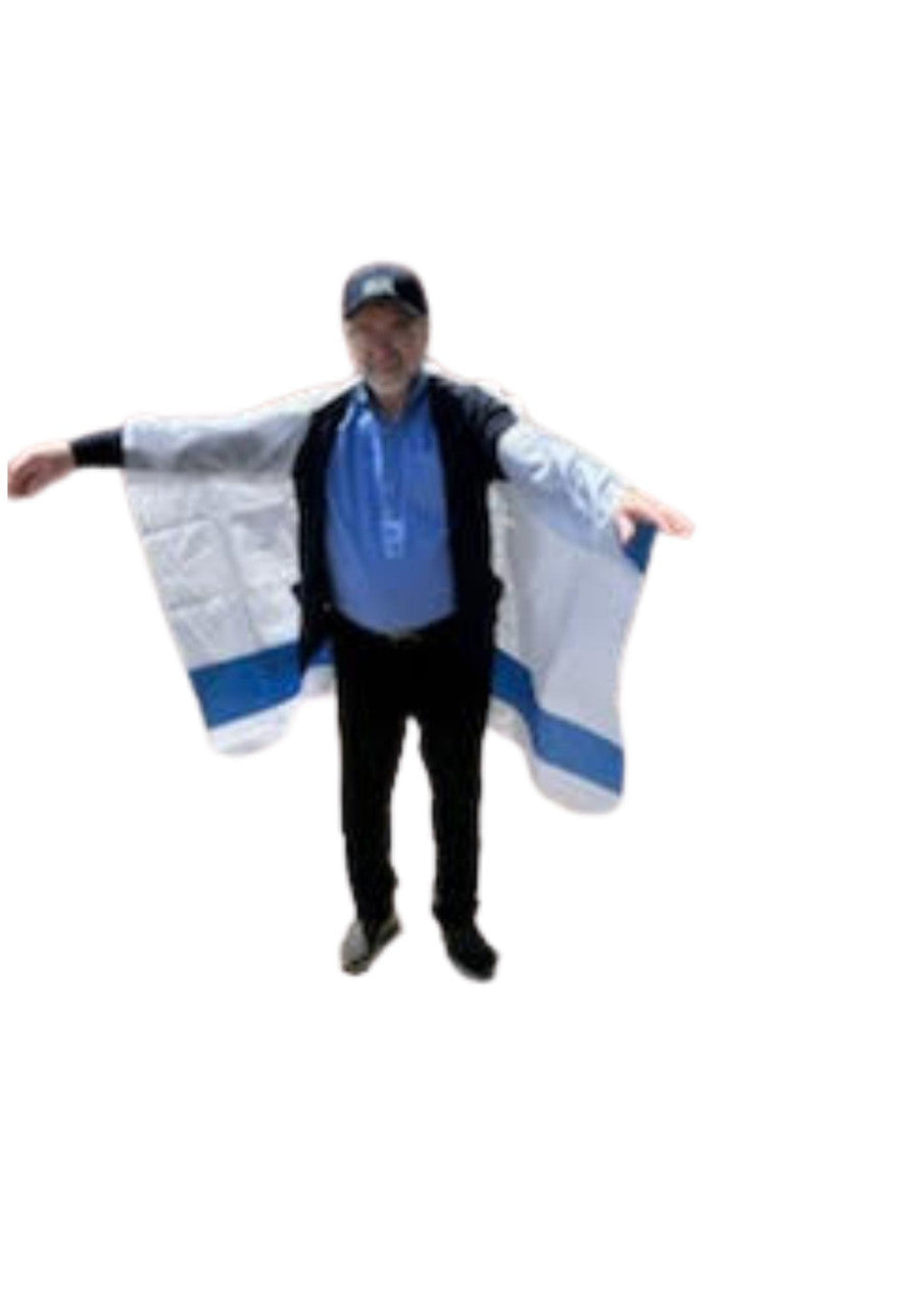 Isreali Flag Cape/Body Flag 35"x58" (I-ISFC)