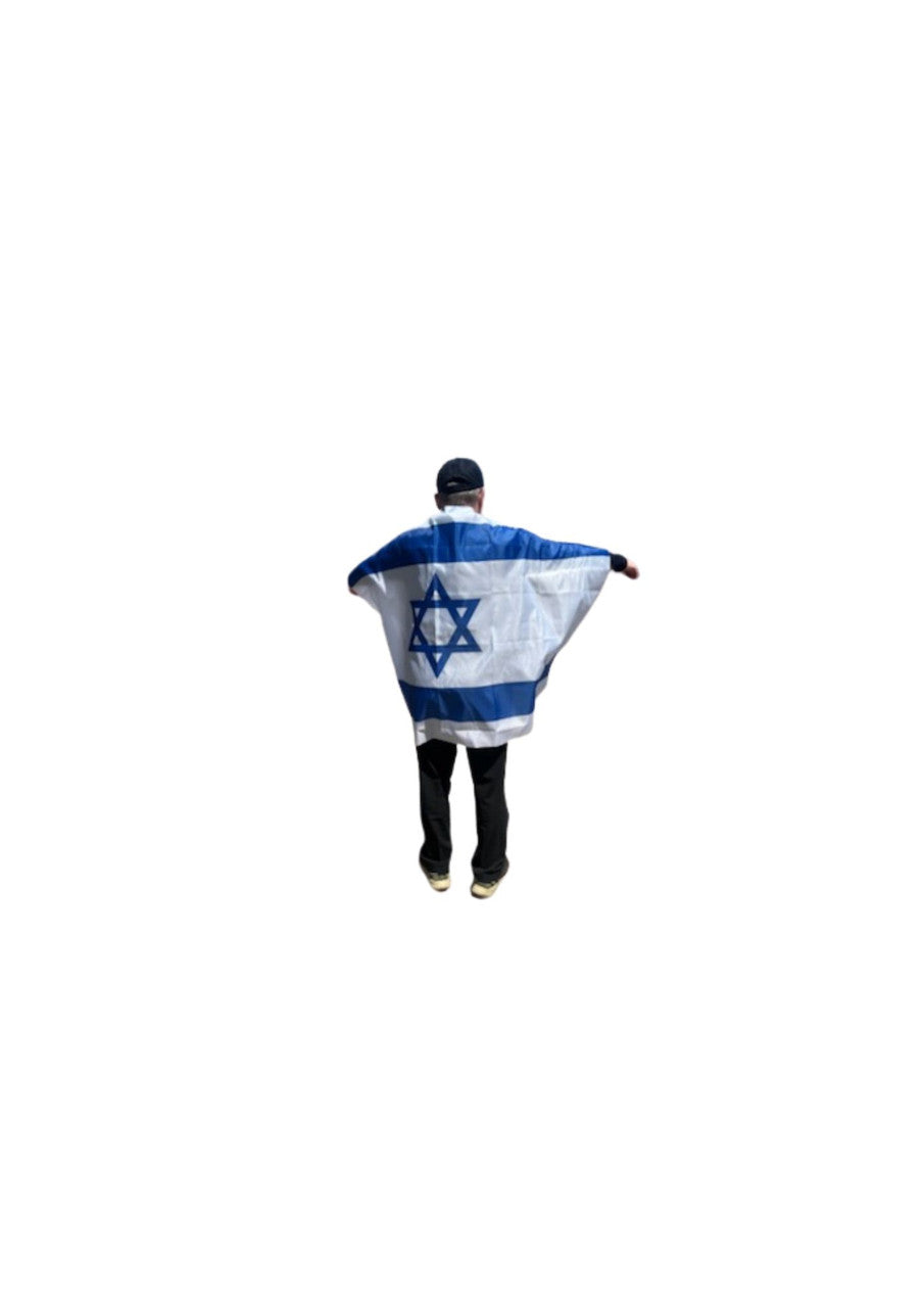 Isreali Flag Cape/Body Flag 35"x58" (I-ISFC)