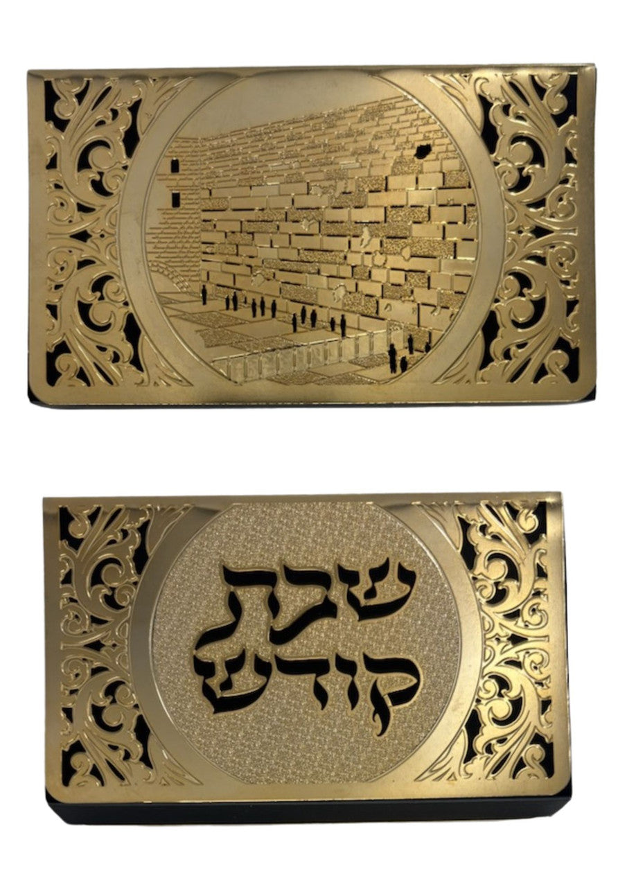 Lasercut Gold Matchbox Holder-Floral Kotel Design (MB-OJ2GP)