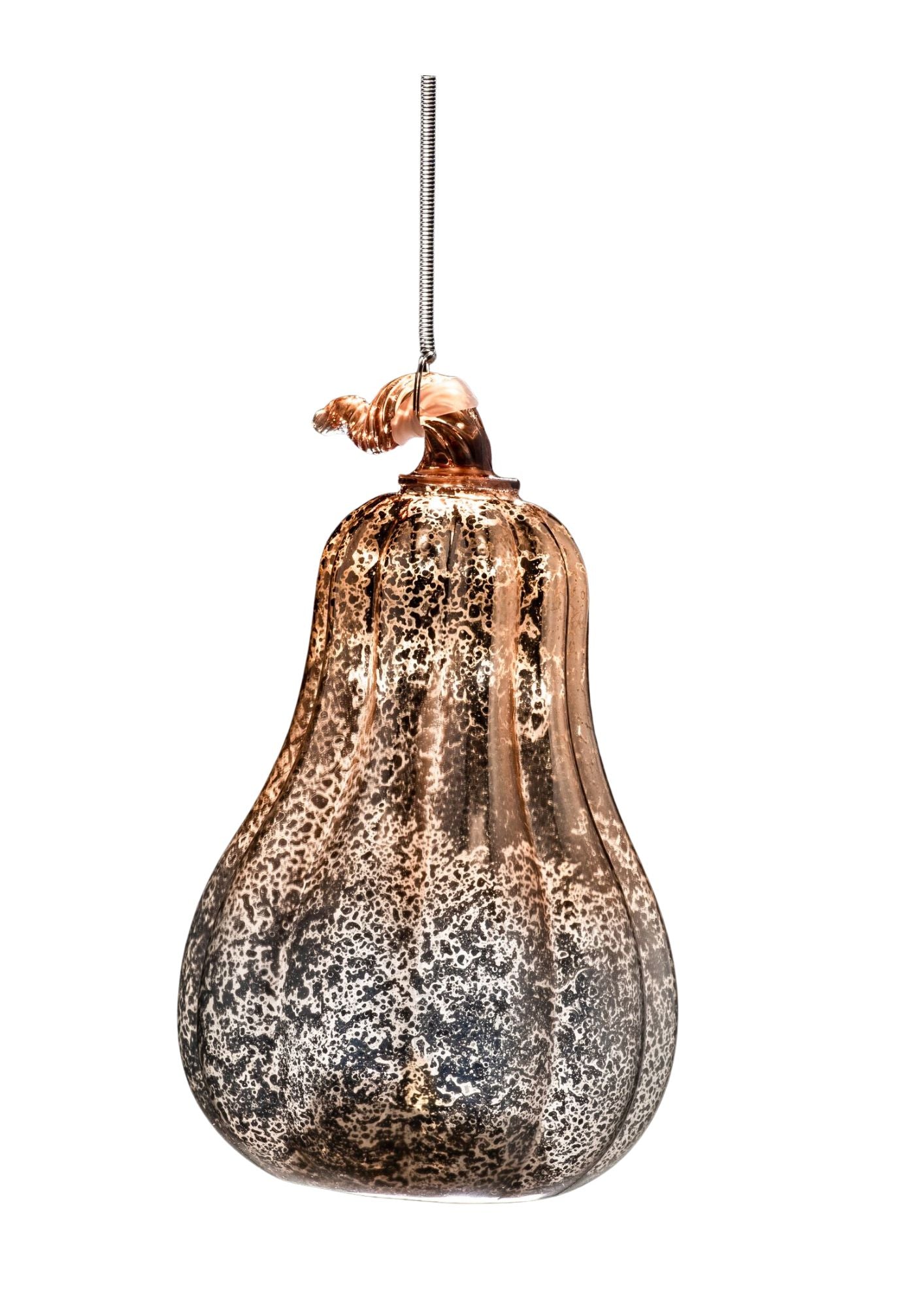 LED Glass Gourd-Gold 8.5" (AO-403)