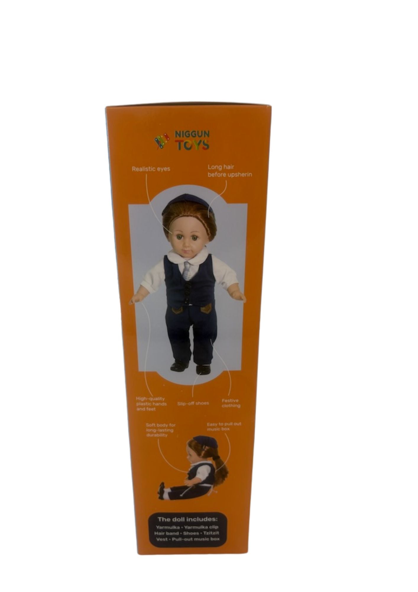 My Jewish Doll-Yossi -Niggun Toys (GM-MJDB)