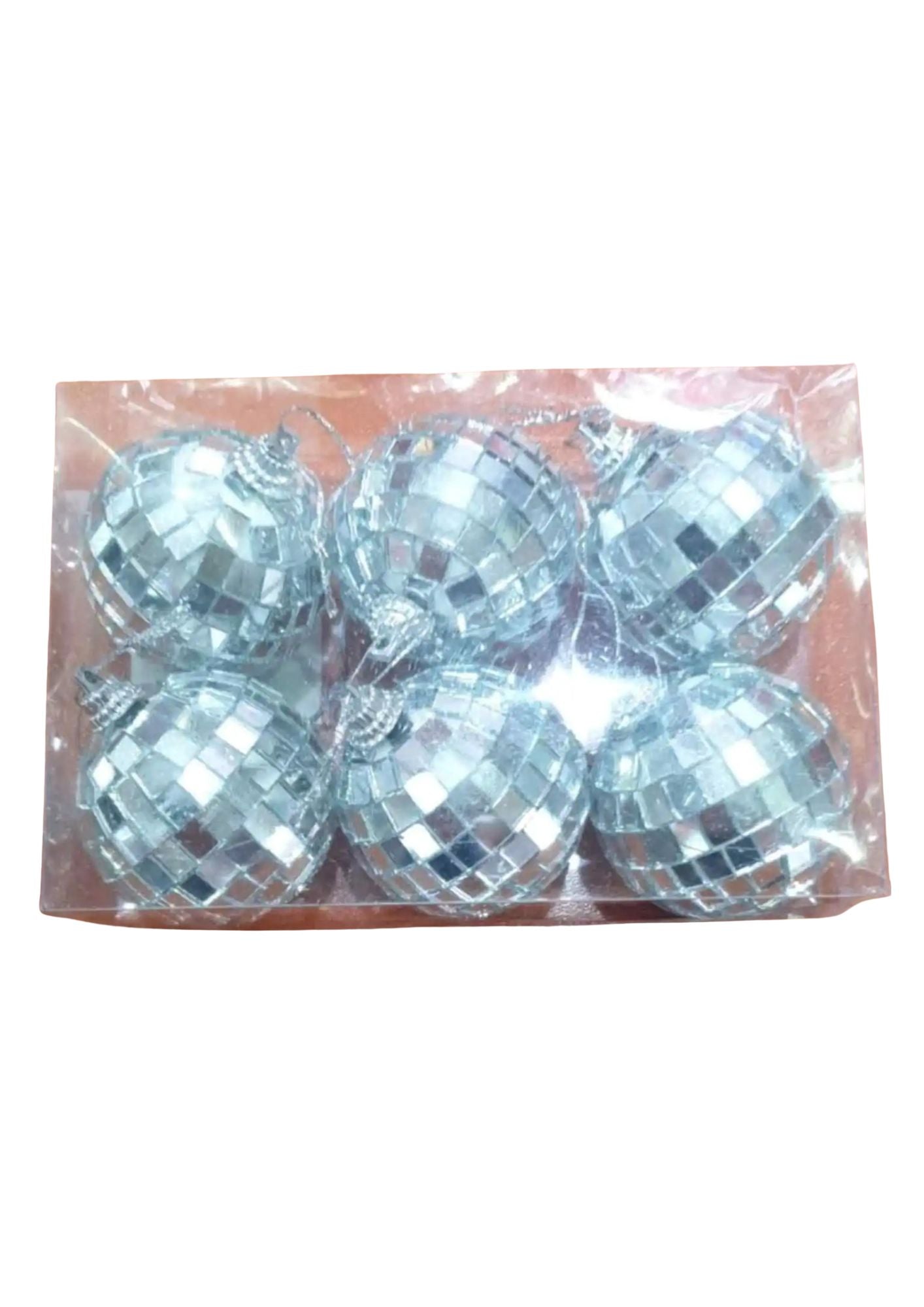 Set of 6 2" Mirror Balls (A1428)