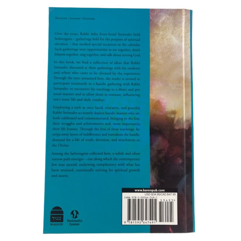 Farbrengen-Hasidic Gatherings With R' Steinsaltz (BKE-FARBRENG)