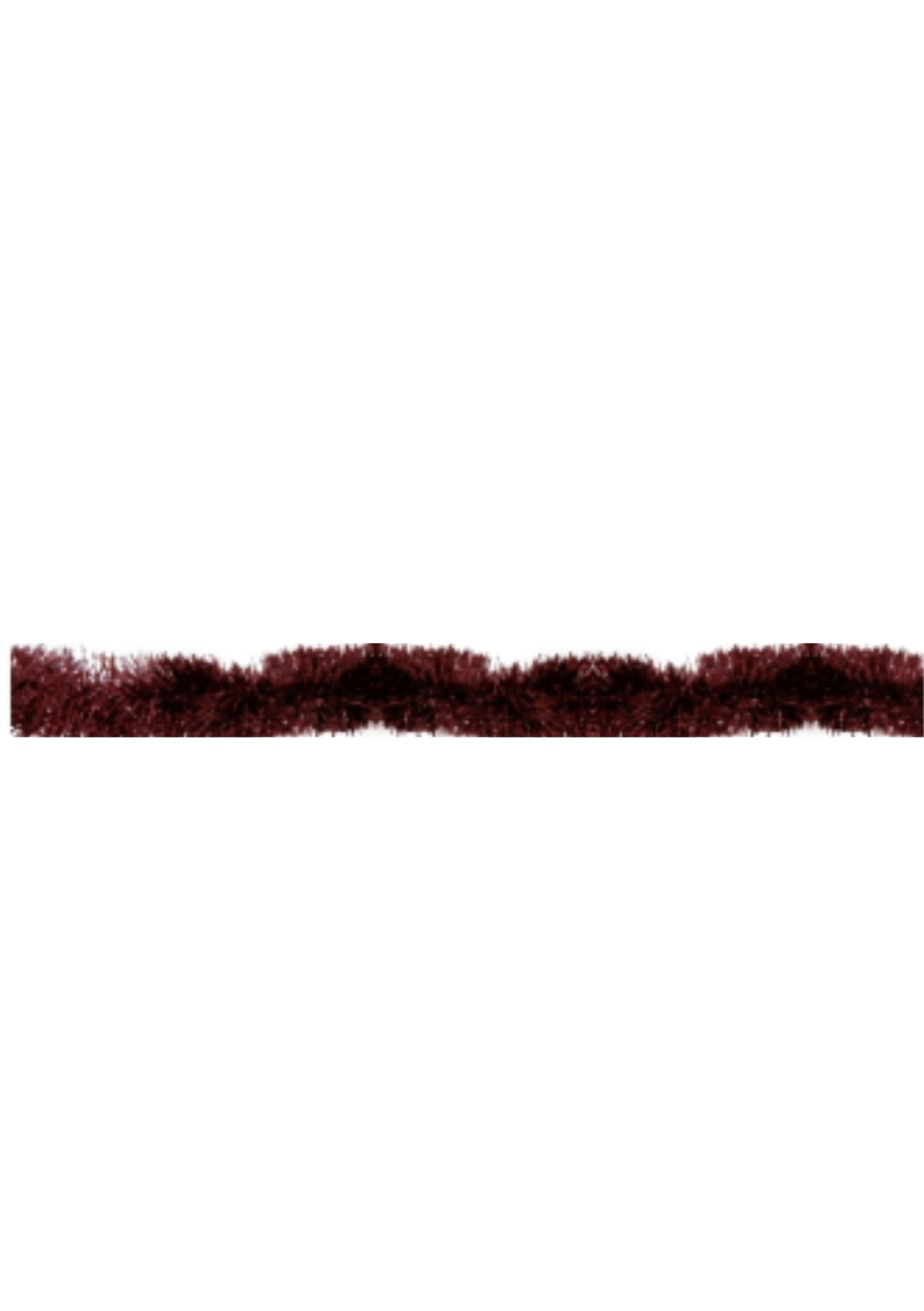 12' Long Tinsel, Maroon -  (71145M)
