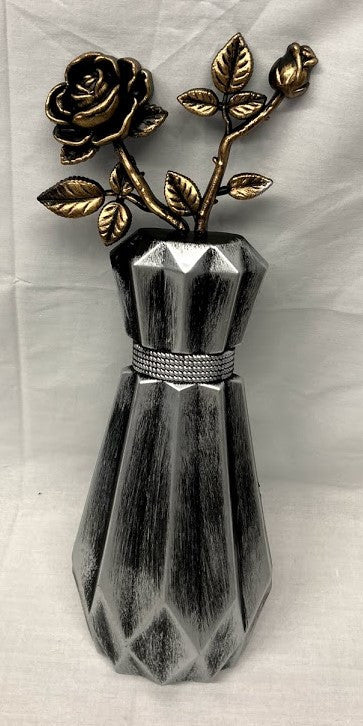 Plastic Silver  Vase Decoration (BXL-1904)