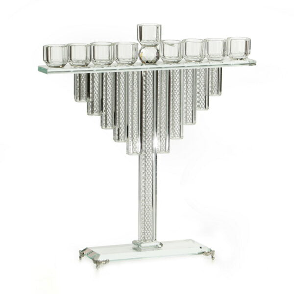Crystal Menorah-13"H (M-X3158AS)