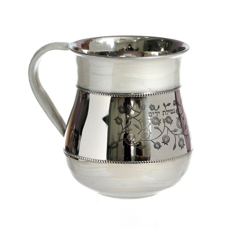 Stainless Bone Enamel Washcup- Blessing (WC-X4702A)