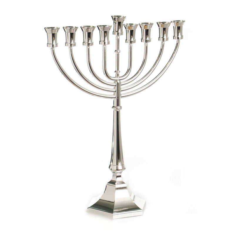 Silverplate Menorah 18"h (M-X5605)
