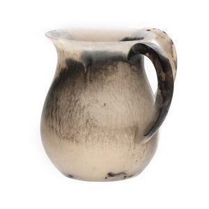 Stainless Steel Washcup- Poly Resin Charcoal Design  (WC-X5922A)