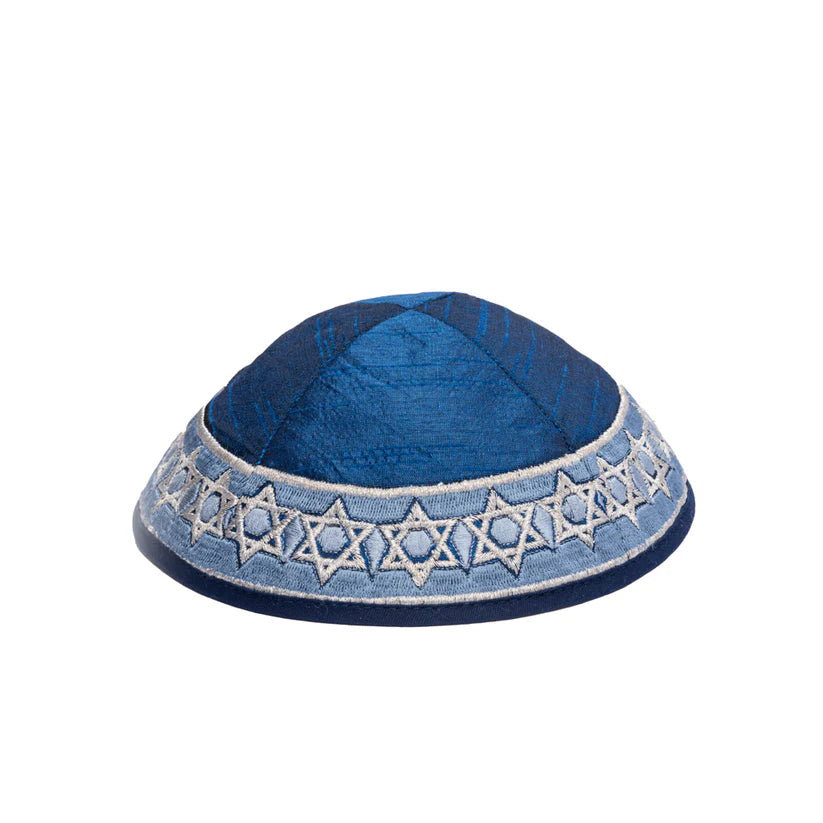 Emanuel Embroidered Kippah Star of David (EM-YME14)