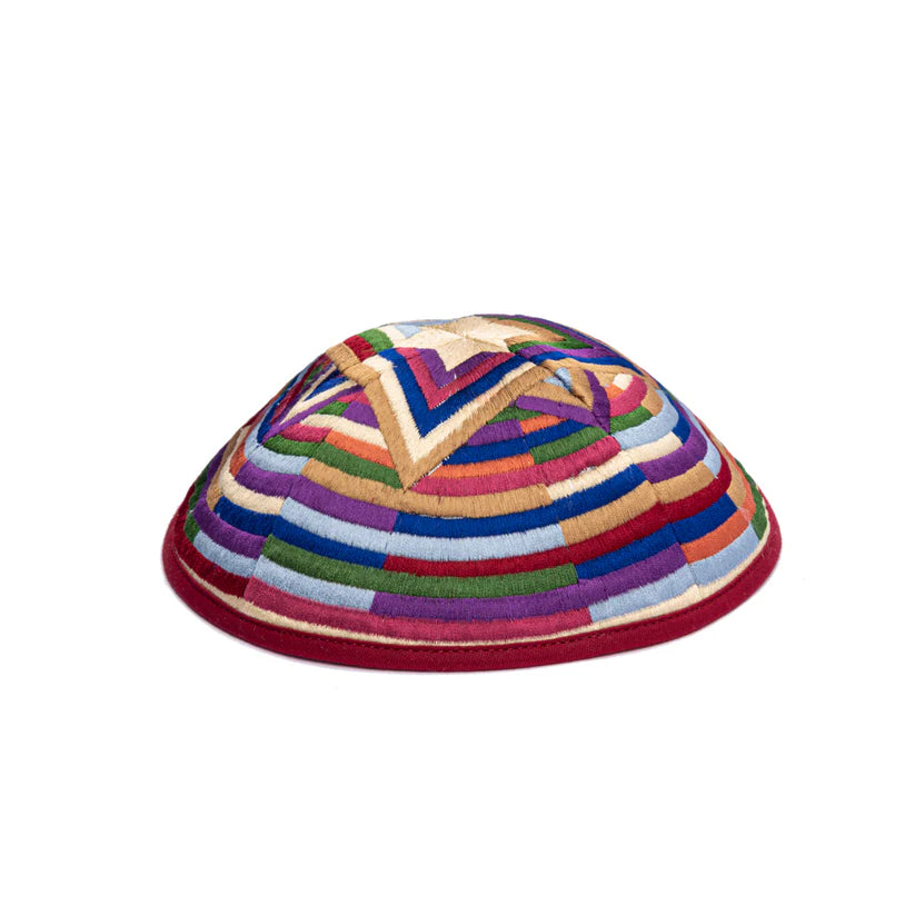 Emanuel Embroidered Kippah Magen David (EM-YME16)