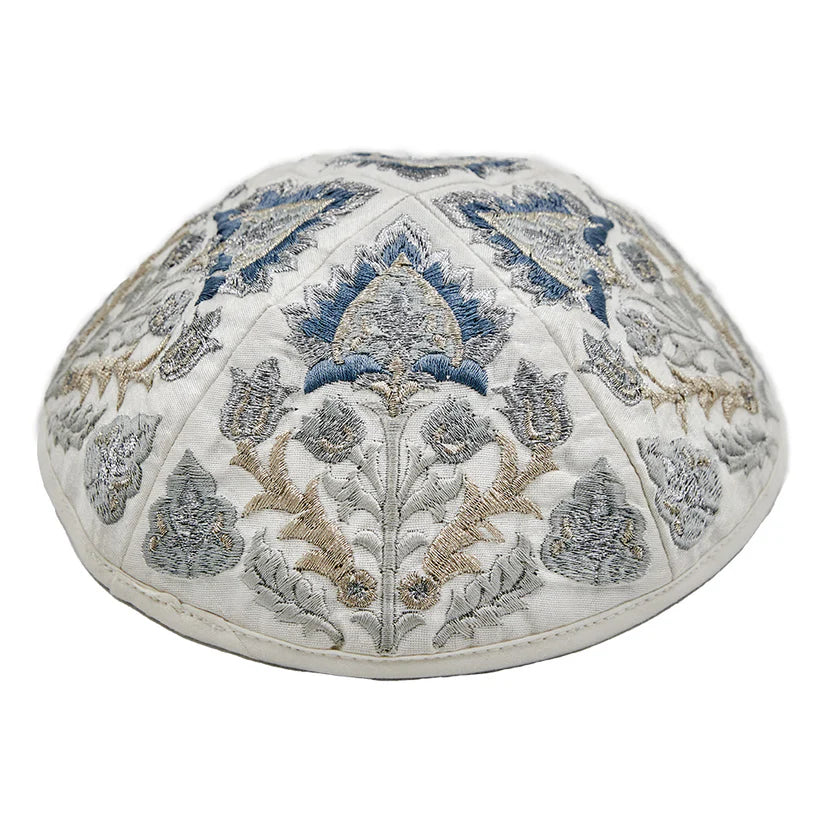 Emanuel Embroidered Kippah Antique Design (EM-YME18)