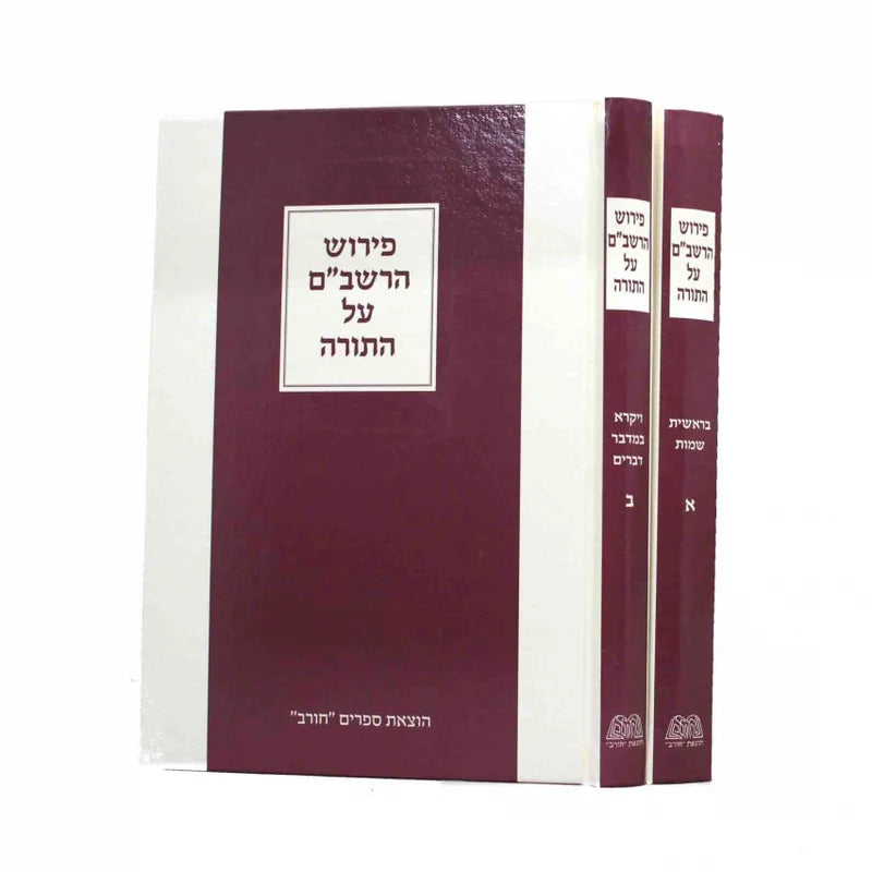 פירוש רשב"ם על התורה חורב 2 כרכים (BK-RSHBM)