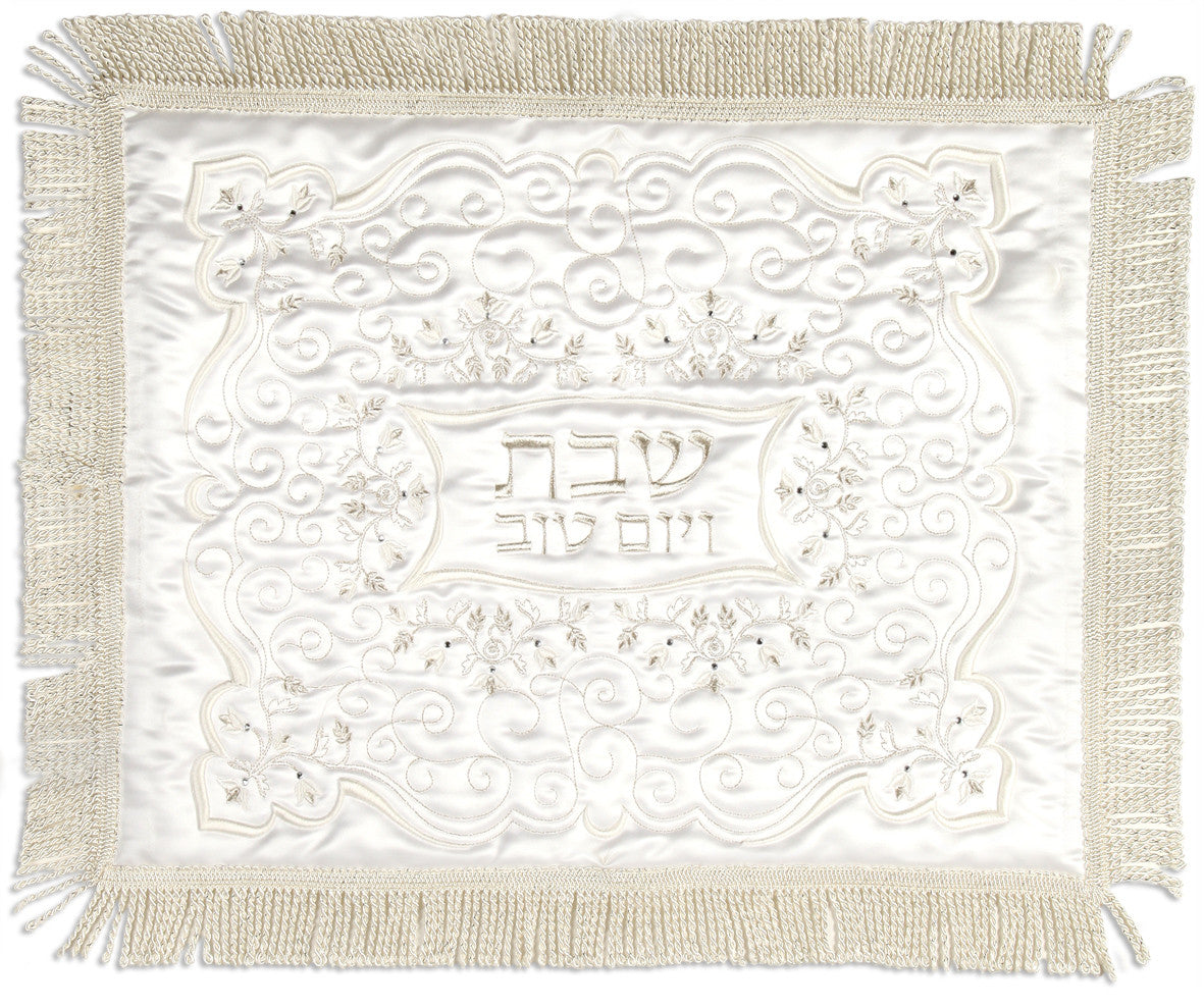 Challah Cover Satin / White Sapphire (111920)