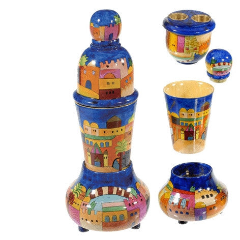 Travel Shabbat and Havdalah Set Jerusalem (EM-HAT1)