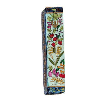 Small Wooden Mezuzah  (EM-MZS Square)