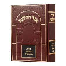 Sefer Ohr HaHalacha /אור ההלכה נידה (BK-OHHN)