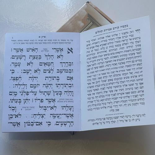 Tehillim Kavanat Halev Mechulak 27 Booklets Hebrew  תהילים כונת הלב מחולק  (BK-THMKH)