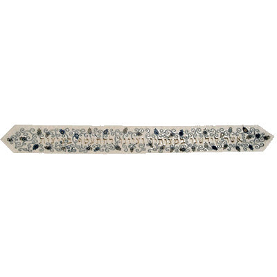 Embroidered Atara + 4 Corners Pomegranate/Blessing Grey/Blk (EM-ATM6D)