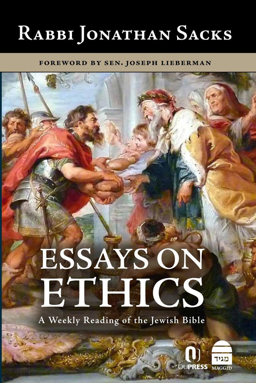 Essays On Ethics by Rabbi Jonathan Sacks (BKE-EOE)