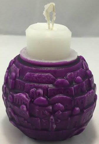 Safed Havdallah Candle Jerusalem Design (HV-HMCJER)