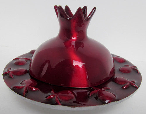 Emanuel Pomegranate Honey Dish, Red (EM-HPMC1)