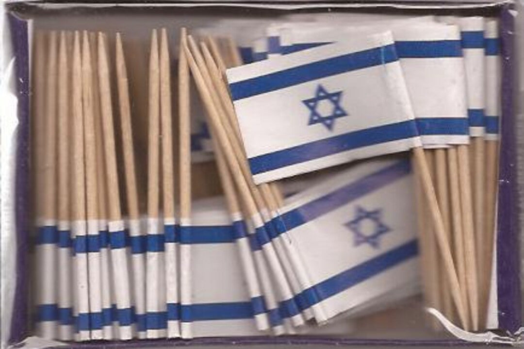 Isreali Flag Toothpick-100PK (I-ITP)